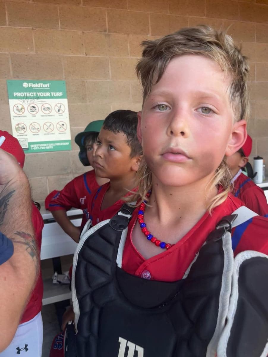 Catcher geared up
